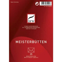 DFW Briefumschlag C6 Meisterbütten DRESDNER 25...