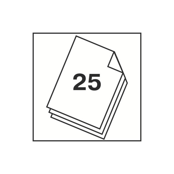 Q-CONNECT Universaletikett CD, 25 Blatt KF01579