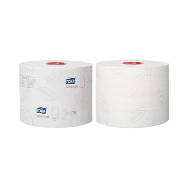 tork Toilettenpapier Advanced weiß 2-lagig 27 Rollen a 100 m Sys. T6
