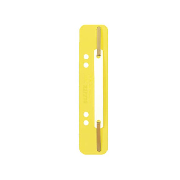 LEITZ Einhängeheftstreifen kurz Polypropylen gelb 25 Stück Kunststoffdeckleiste