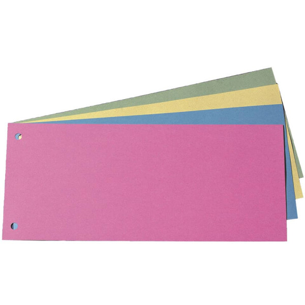 Q-CONNECT Trennstreifen, 240x105mm, 40 Stück, sortiert 5059944
