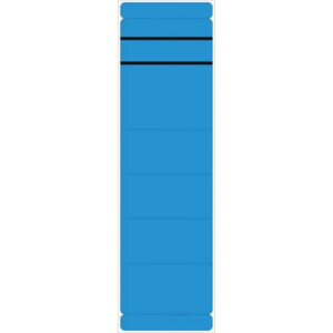 Rückenschild lang breit blau NEUTRAL selbstklebend Packung 10 Stück