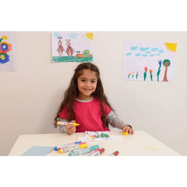EDDING Kindertextilmaler 17 FUNTASTICS TEXTILE FUN, 5 St&uuml;ck, sortiert 4-17-5