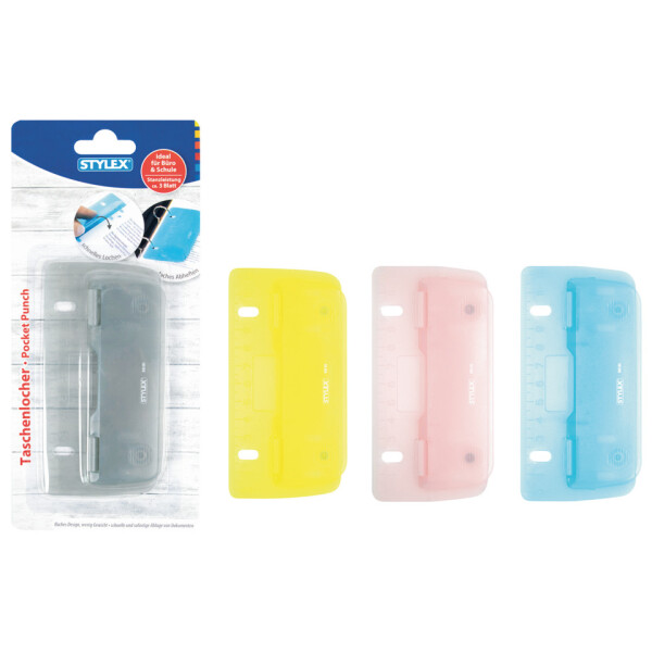 TOPPOINT Taschenlocher flach sortiert 42662