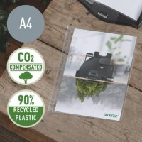 LEITZ Prospekthülle Recycle, A4 Maxi, , 25 Stück, farblos