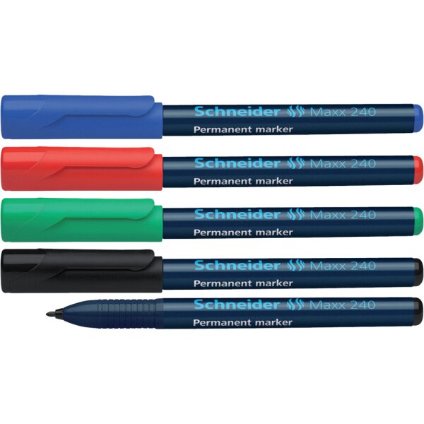 SCHNEIDER Permanentmarker Maxx 240, 1-2 mm, gr&uuml;n SN124004