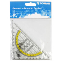 DONAU Geometriedreieck Flexi, 16cm, Blister 4210003-00