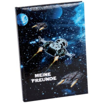Goldbuch Freundebuch A5 Raumschiff