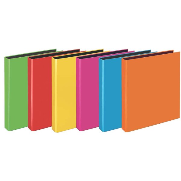 VELOCOLOR Ringbuch Velocolor, A4, 2-Ring, 25mm, gelb 1141 310