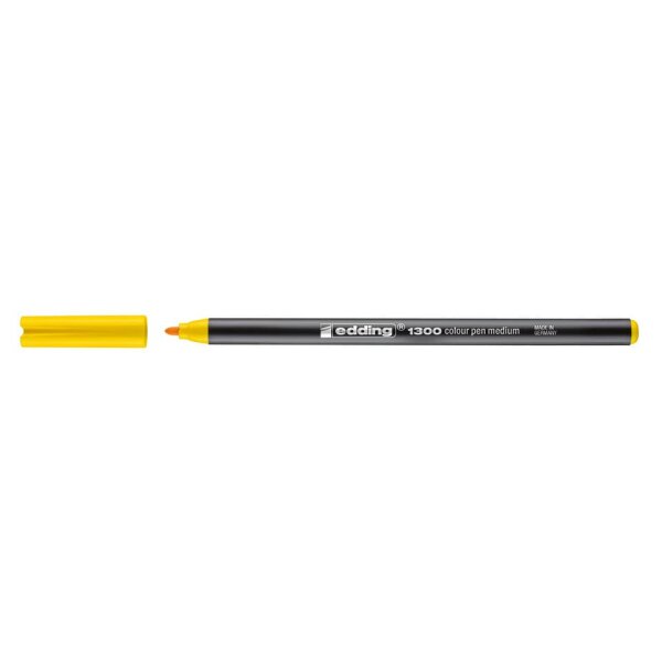 EDDING Faserschreiber 1300, 2mm, Rundspitze, gelb 41300005