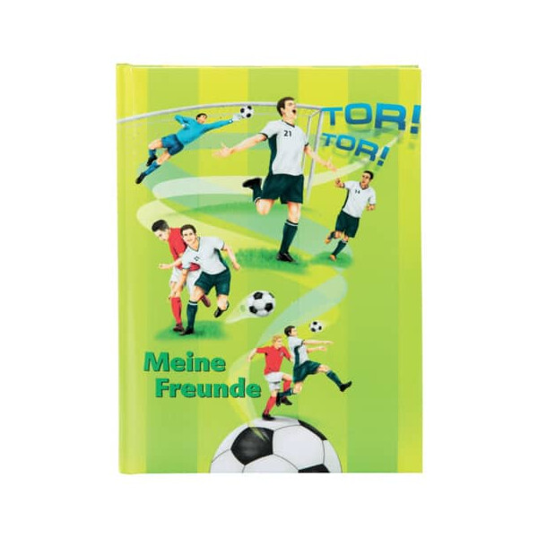 Goldbuch Freundebuch A5 Fussballer
