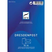 DFW Briefpapier Karte Dresden Post DRESDNER A6 10 10