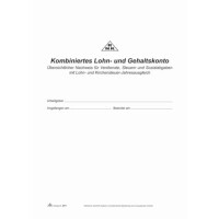 RNK Verlag Lohn-u.Gehaltkontobuch A4 20 Blatt