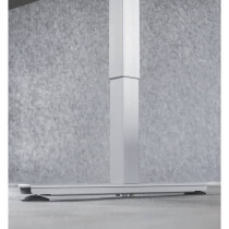 Hammerbacher Schreibtisch T-Fuß, elektrisch höhenverstellbar, 160 x 80cm, weiß