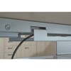 Hammerbacher Schreibtisch T-Fuß, elektrisch höhenverstellbar, 160 x 80cm, weiß