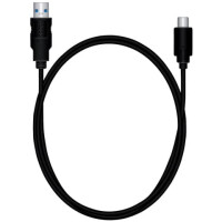 MediaRange Ladekabel USB 3.0 Typ C schwarz 1,2m
