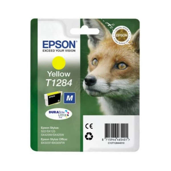 EPSON Original Epson Tintenpatrone gelb (C13T12844012,T1284,T12844012)