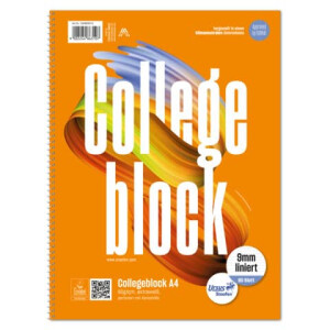 Ursus Basic Collegeblock, A4, 80 Blatt, liniert