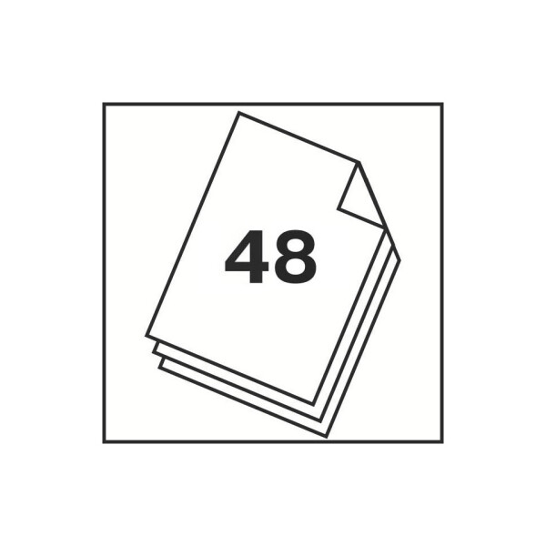 STAUFEN STYLE Notizblock, A4, 60g m, 50 Blatt, kariert 608451 20