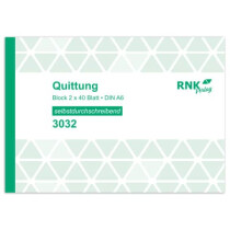 RNK Verlag Quittung A6 SD 2x40BL