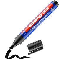 EDDING Brillant-Papiermarker 33, 1-5mm, schwarz 33-001