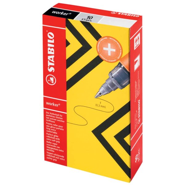 STABILO Tintenroller worker+ fine, 0,3 mm, schwarz 2016 46