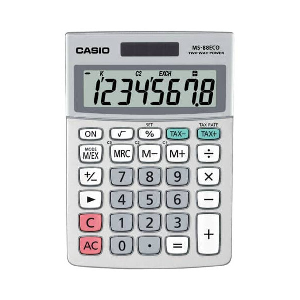 CASIO Taschenrechner 8-stellig 30,7x103x145mm