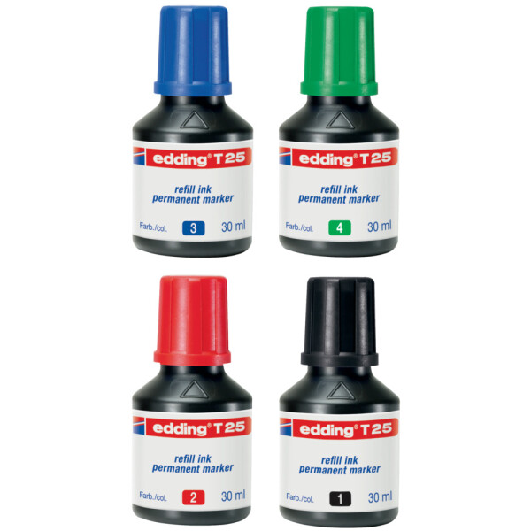 EDDING Nachfülltinte Permanentmarker, 30ml, blau 4-T25003