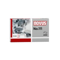 NOVUS Heftklammern Nr.111 verzinkt 2000 Stück NV0420036 f, B 35