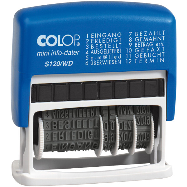 COLOP Wortbandstempel Mini Dater S120 WD, mit Datum