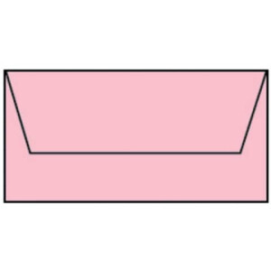 RÖSSLER Briefumschlag Coloretti, DL, 80g m², 5 Stück, rosa