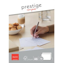 ELCO Briefkarte Prestige A6, 200g m², weiß, 50...