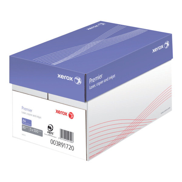 Xerox Kopierpapier Premier, A5, 80g m&sup2;, 500 Blatt, wei&szlig; 003R91832