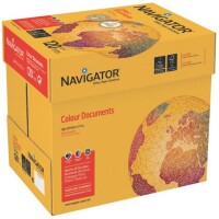 Navigator Kopierpapier Color Documents, A4, 120g m², 250 Blatt, weiß