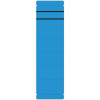 Rückenschild kurz breit blau NEUTRAL selbstklebend Packung 10 Stück