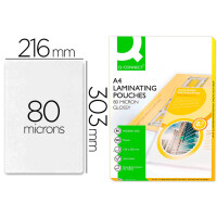 Q-CONNECT Laminierhülle, A4, 2 x 80 µm,...