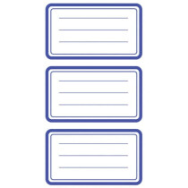 AVERY Zweckform Buch-Etiketten, Papier, Rahmen, blau, 9 Aufkleber