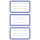 AVERY Zweckform Buch-Etiketten, Papier, Rahmen, blau, 9 Aufkleber