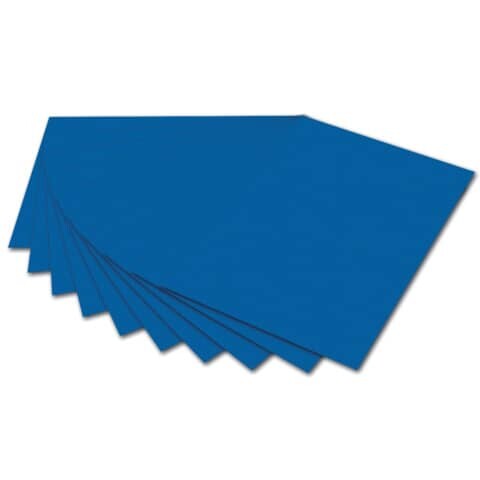 folia Tonpapier 130g m² königsblau 50x70cm 10 Stück