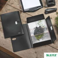 LEITZ Dokumentenmappe Recycle, A4, klimaneutral, schwarz