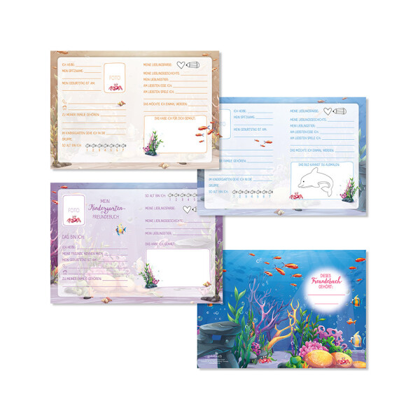 GOLDBUCH Freundebuch Kindergarten Meerjungfrau, A5 43 270