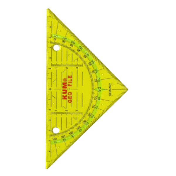 KUM Geometriedreieck GeoFile 261, 16cm, sortiert 208.19.29