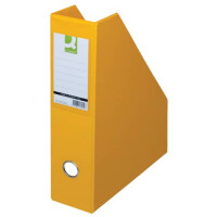 Q-Connect Stehsammler A4 76mm gelb Polyvinylchlorid