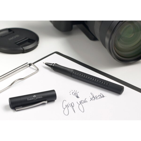 FABER-CASTELL F&uuml;llfederhalter Patrone Grip 2011 M, schwarz 140901