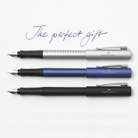 FABER-CASTELL Füllfederhalter Patrone Grip 2011 M, schwarz 140901