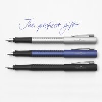 FABER-CASTELL Füllfederhalter Patrone Grip 2011 M, schwarz 140901