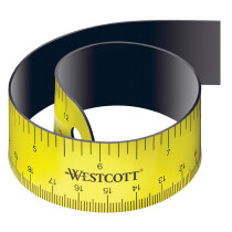 WESTCOTT Flachlineal, Länge: 300 mm, flexibel,...