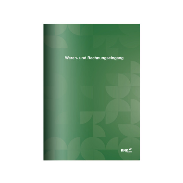 RNK Waren- und Rechnungseingangsbuch für Netto-Verbuchung, A4, 40 Blatt, kartoniert 30013