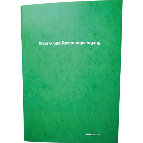 RNK Waren- und Rechnungseingangsbuch für Netto-Verbuchung, A4, 40 Blatt, kartoniert 30013