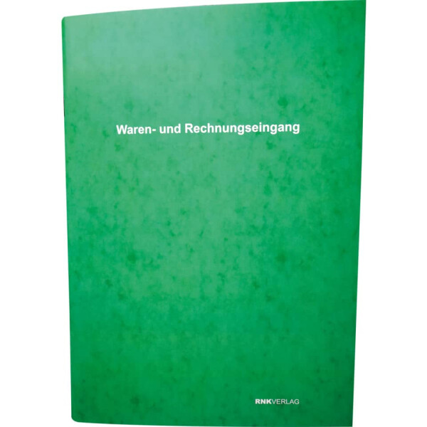 RNK Waren- und Rechnungseingangsbuch für Netto-Verbuchung, A4, 40 Blatt, kartoniert 30013